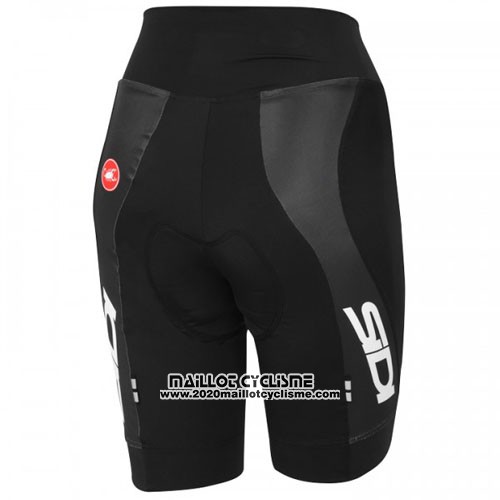 2014 Maillot Ciclismo Castelli SIDI Noir et Blanc Manches Courtes et Cuissard